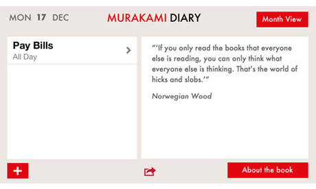 app murakami diary